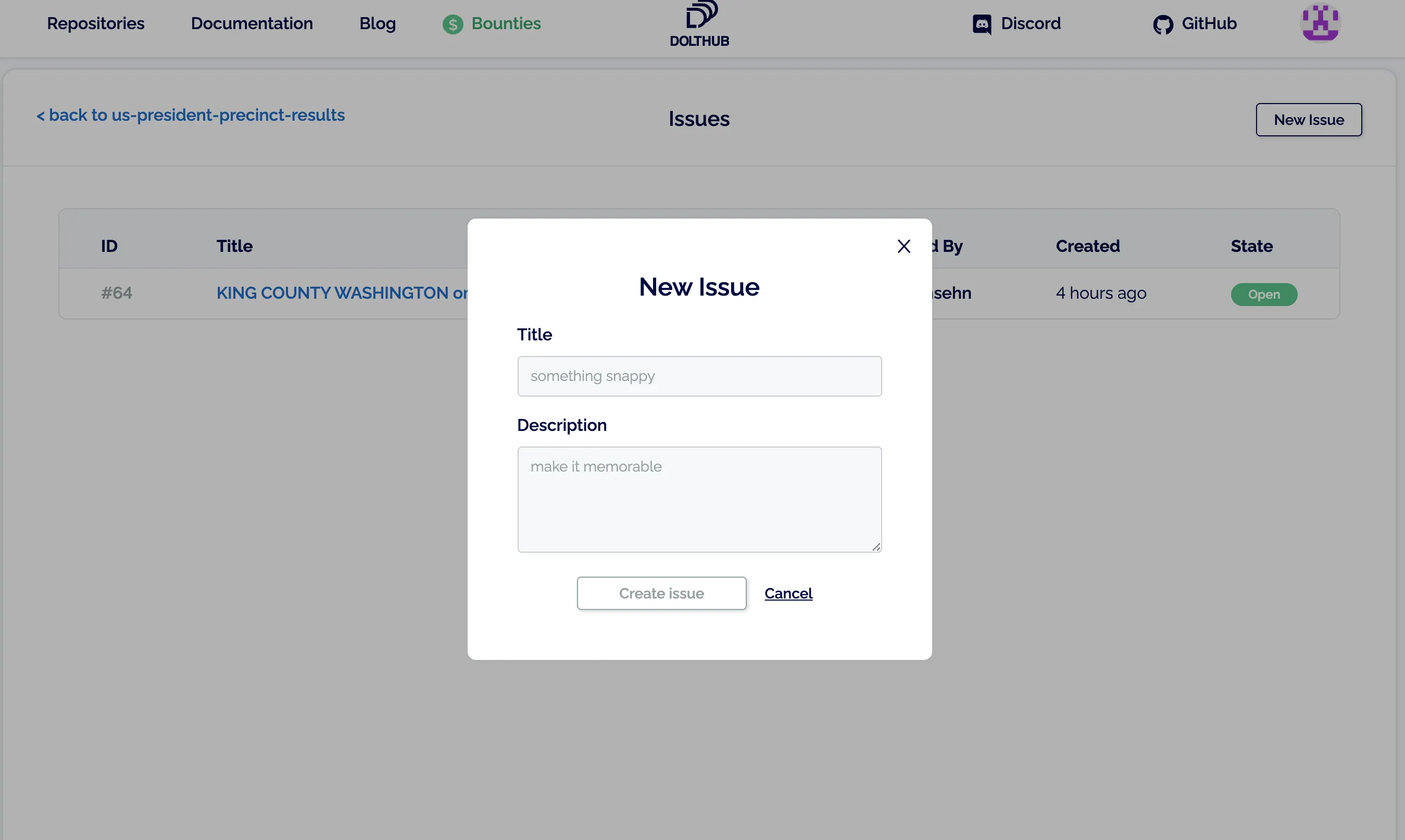 Jan 27, 2021 Screenshot of Repo Page
