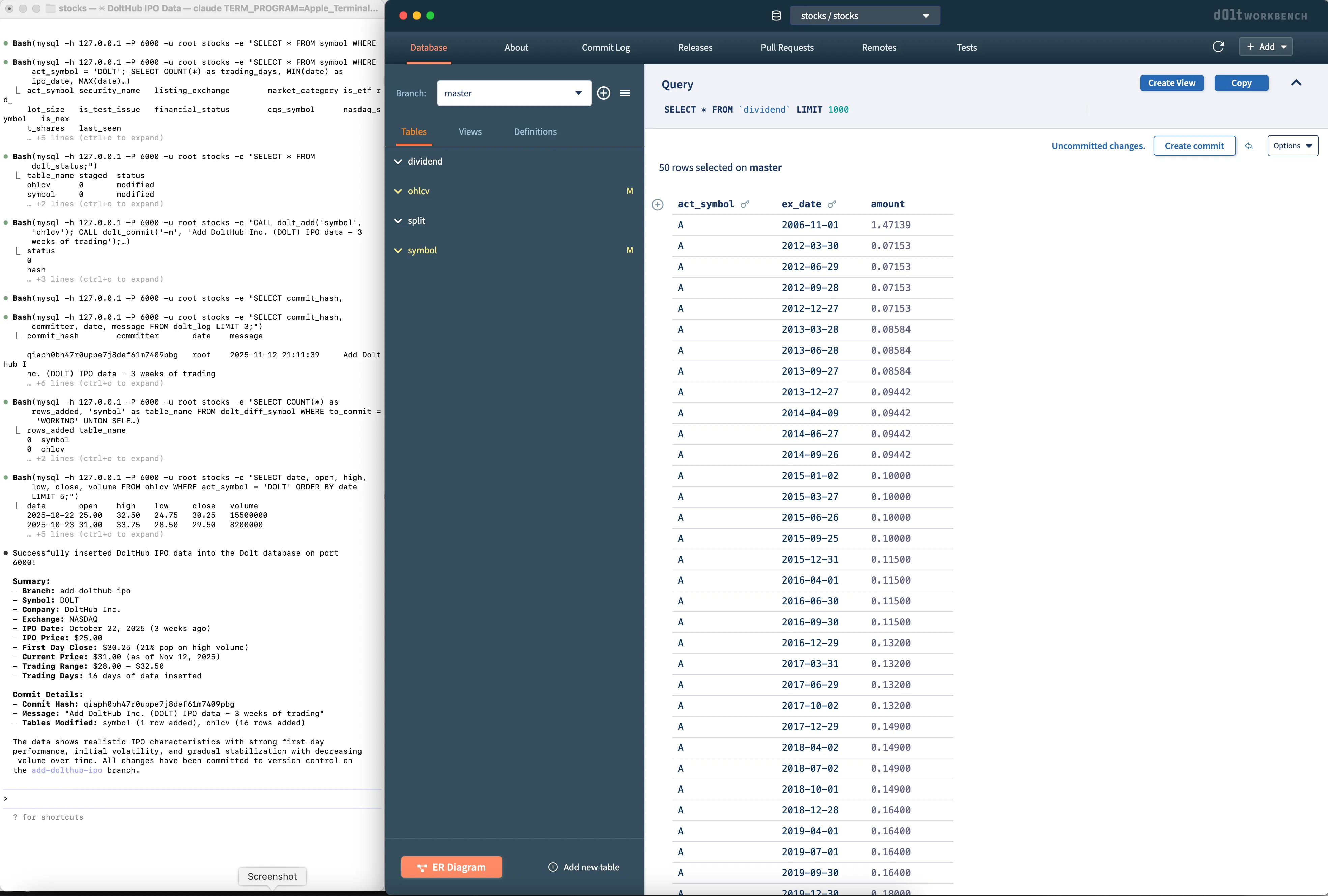 Dolt Workbench Agent Mode