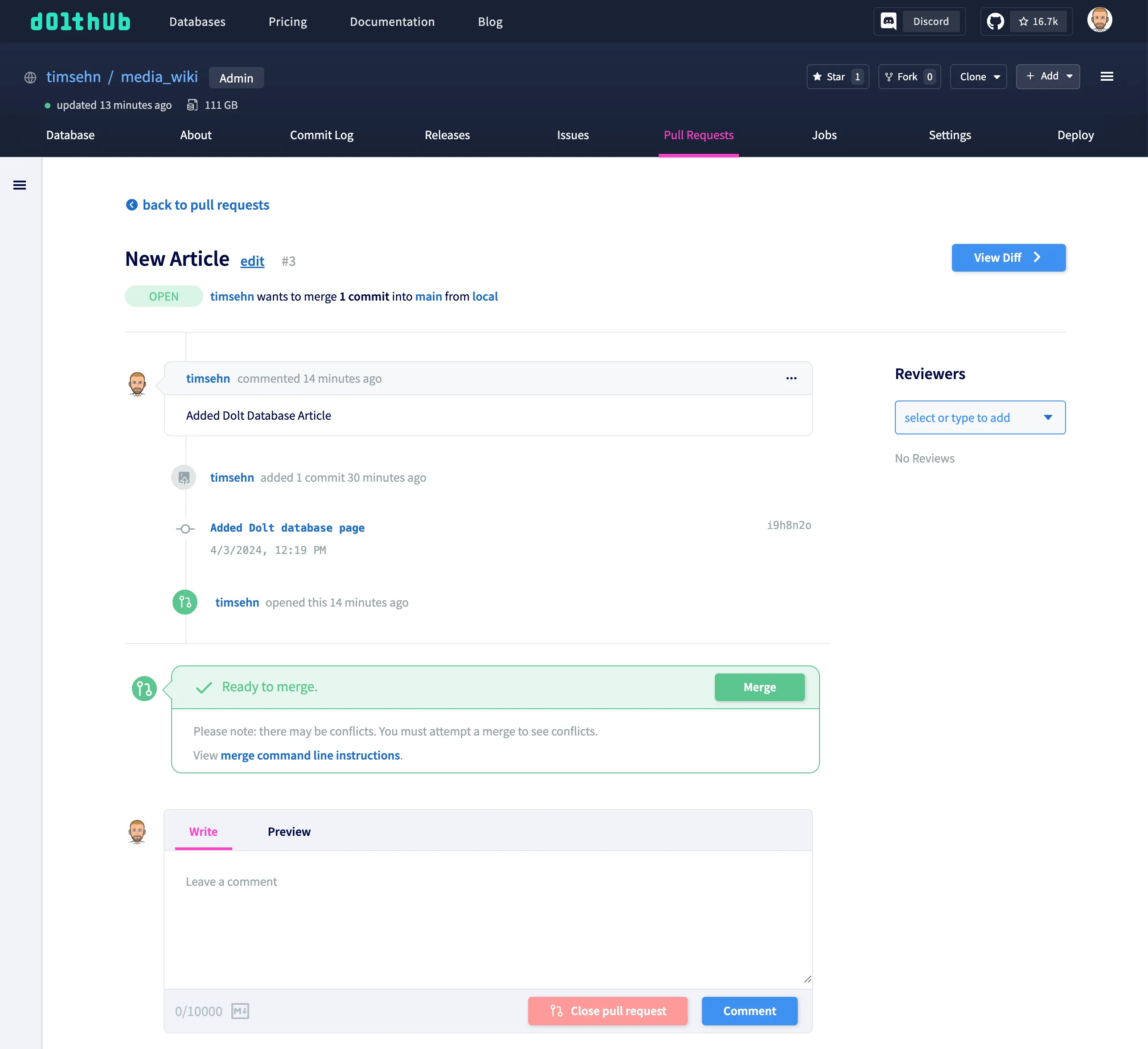 Pull Request