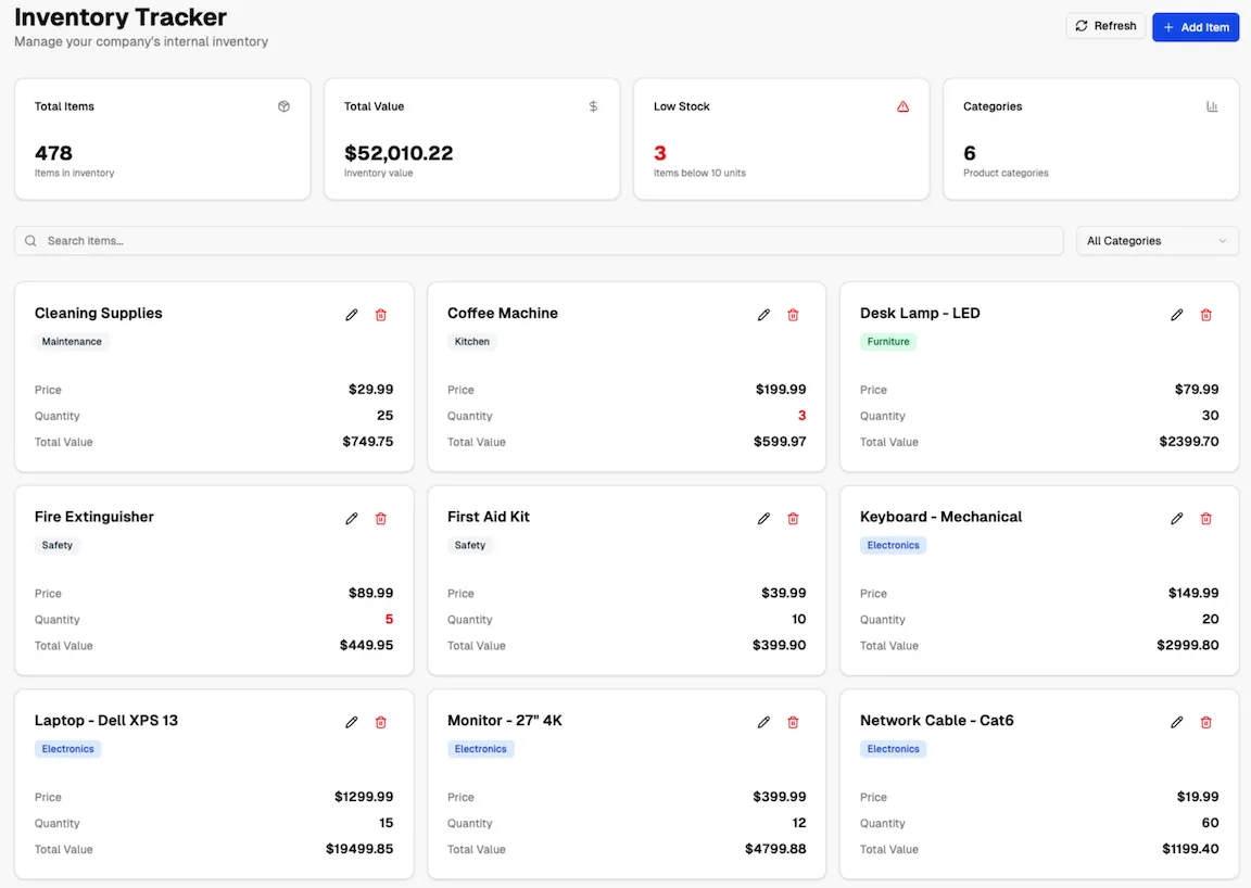 v0.app: Initial working app
