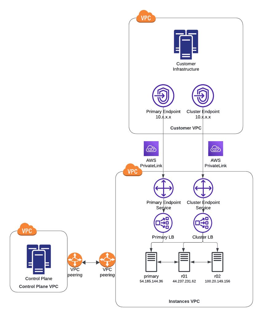 private hosted network diagram