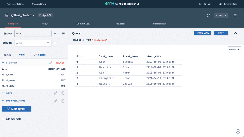 Postgres schema change