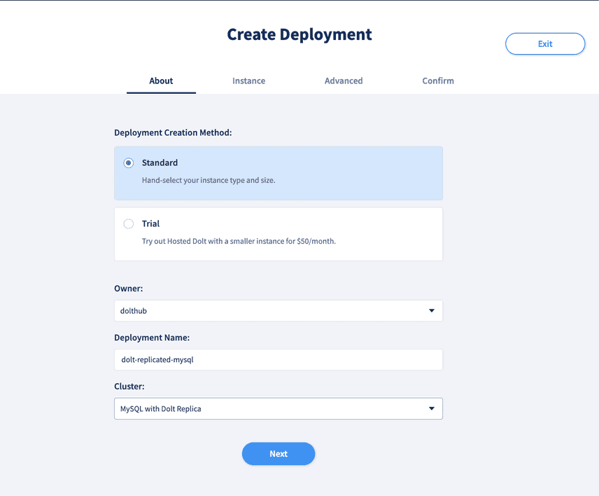 Create Deployment