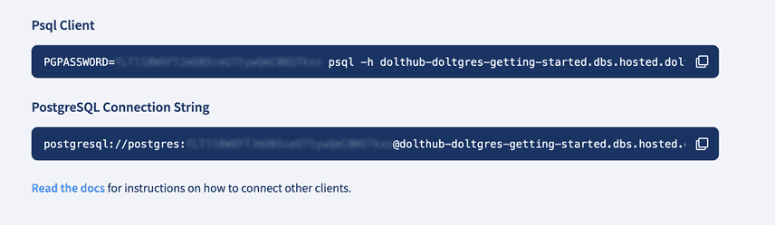 Postgres client commands